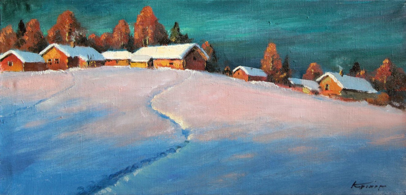 Марк Кремер картины зима